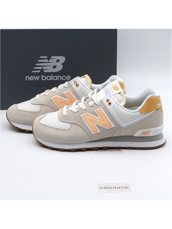 New Balance Shoes - NEW Size 9.5 WIDE D Women's New Balance 574 Suede Sneakers WL574COR Timberwolf